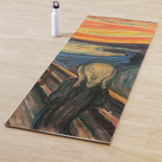 Edvard Munch ist der Schrei Yogamatte (Beispiel)