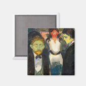 Edvard Munch - Jealousy Magnet (Vorderseite/Rückseite)