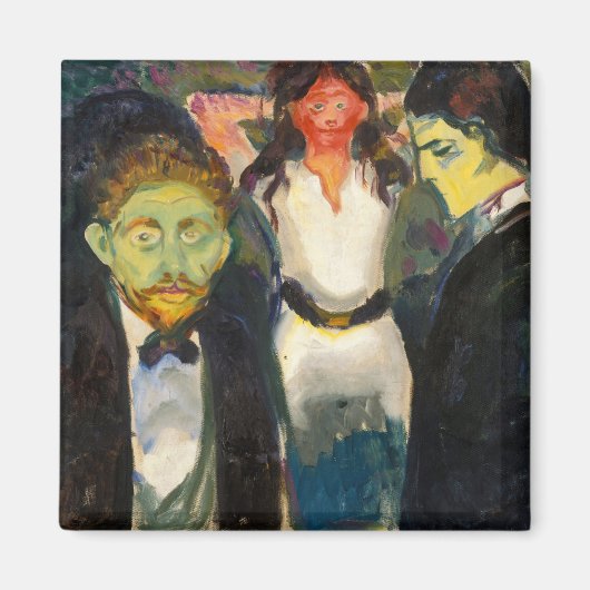 Edvard Munch - Jealousy Magnet (Vorne)
