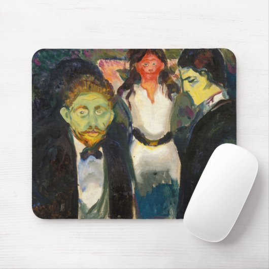 Edvard Munch - Jealousy Mousepad (Mit Mouse)