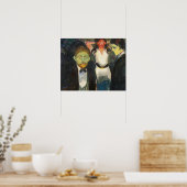 Edvard Munch - Jealousy Poster (Küche)