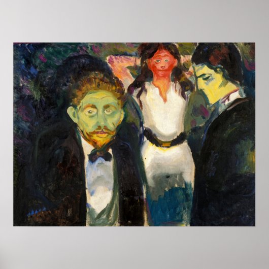 Edvard Munch - Jealousy Poster (Vorne)