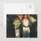Edvard Munch - Jealousy Postkarte (Vorne/Hinten)