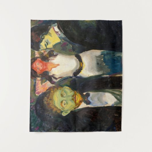 Edvard Munch - Jealousy Wandteppich (Vorderseite)