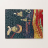Edvard Munch Klassische Malerei, Angst (1894) Puzzle (Horizontal)