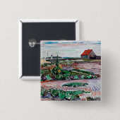 Edvard Munch - Küste. Landschaft in der Nähe von L Button (Vorne & Hinten)