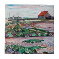 Edvard Munch - Küste. Landschaft in der Nähe von L