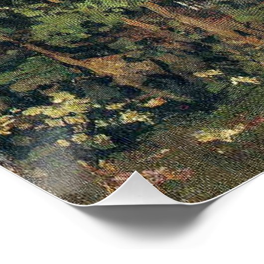 Edvard Munch - Landschaft. Maridalen von Oslo. Poster (Ecke)