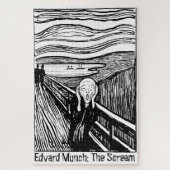 Edvard Munch Lithograph Der Schrei Art 1000 Stück Puzzle (Vertikal)