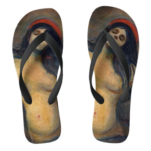 Edvard Munch - Madonna Badesandalen (Fußbett)