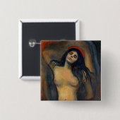 Edvard Munch - Madonna Button (Vorne & Hinten)
