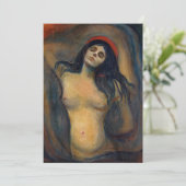 Edvard Munch - Madonna Einladung (Stehend Vorderseite)