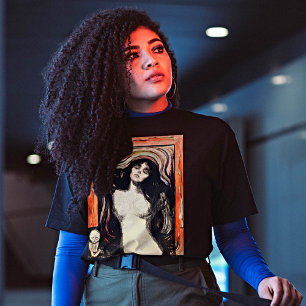 Edvard Munch Madonna Expressionistische Kunst Tri-Blend Shirt