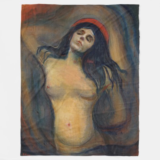 Edvard Munch - Madonna Fleecedecke (Vorderseite)