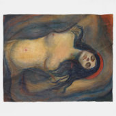 Edvard Munch - Madonna Fleecedecke (Vorderseite (Horizontal))