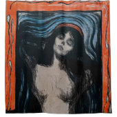 Edvard Munch - Madonna Lithografie Duschvorhang (Vorderseite)