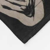 Edvard Munch - Madonna Lithografie Fleecedecke (Ecke)