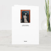 Edvard Munch - Madonna Lithografie Karte (Rückseite)