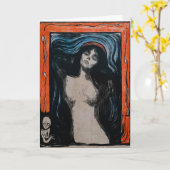 Edvard Munch - Madonna Lithografie Karte (Gelbe Blume)