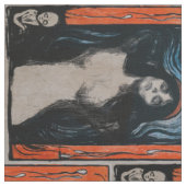 Edvard Munch - Madonna Lithografie Stoff (Nahaufnahme)