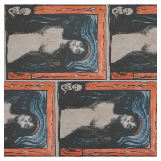 Edvard Munch - Madonna Lithografie Stoff (Muster)