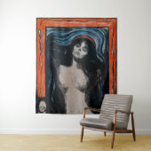 Edvard Munch - Madonna Lithografie Wandteppich (Beispiel)