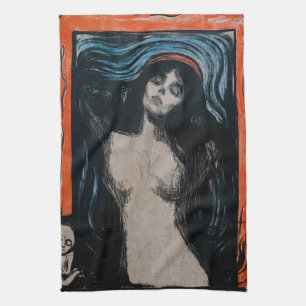 Edvard Munch - Madonna Lithographie Geschirrtuch