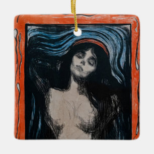 Edvard Munch - Madonna Lithographie Keramikornament