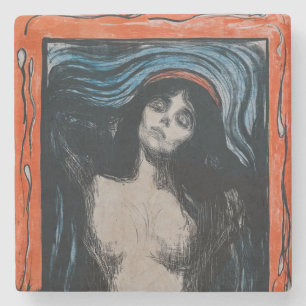Edvard Munch - Madonna Lithographie Steinuntersetzer