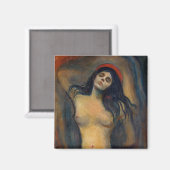 Edvard Munch - Madonna Magnet (Vorderseite/Rückseite)