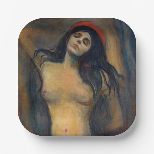 Edvard Munch - Madonna Pappteller (Vorderseite)