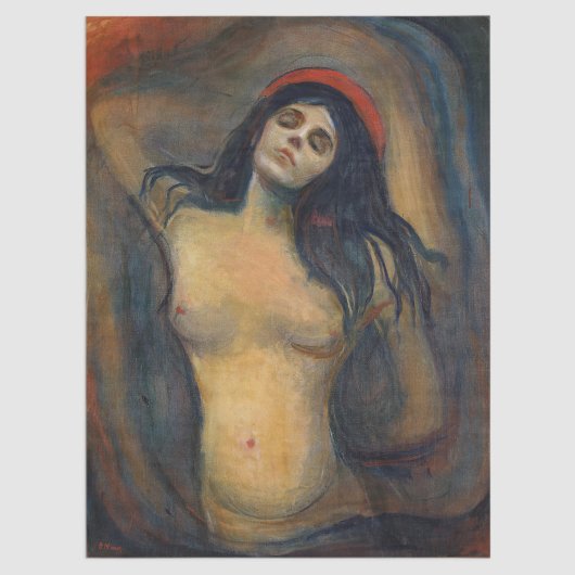 Edvard Munch - Madonna Seidenpapier