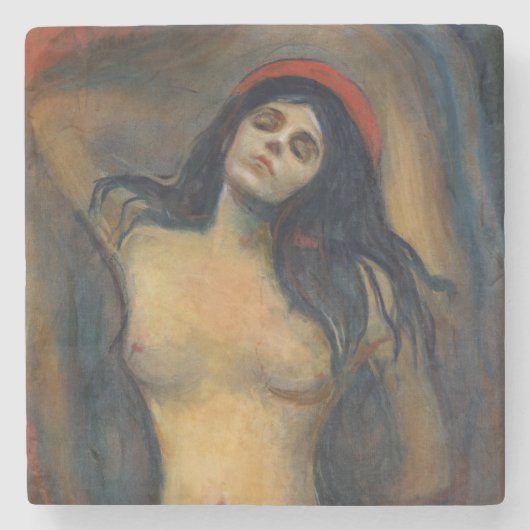 Edvard Munch - Madonna Steinuntersetzer (Vorderseite)