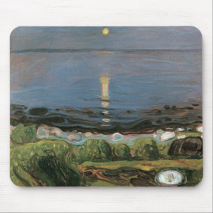 Edvard Munch Malerei, Sommernacht am Strand Mousepad