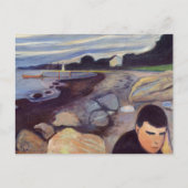 Edvard Munch - Melancholie Postkarte (Vorderseite)