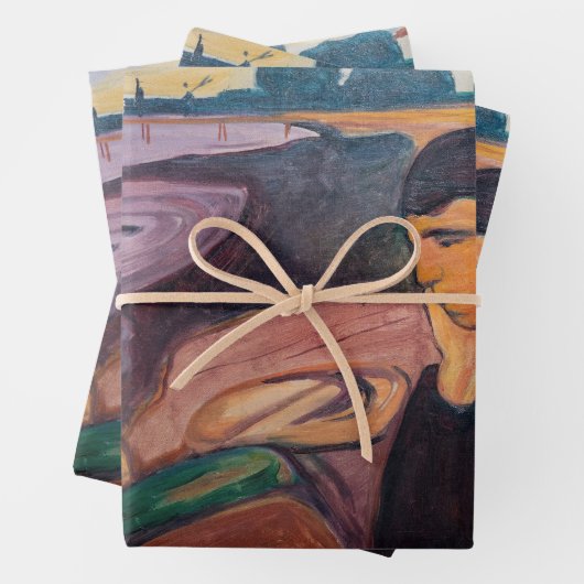 Edvard Munch - Melancholy 1894 Geschenkpapier Set (Beispiel)