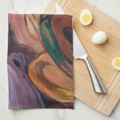 Edvard Munch - Melancholy 1894 Geschirrtuch (Viertel Falte)