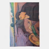 Edvard Munch - Melancholy 1894 Geschirrtuch (Vertikal)