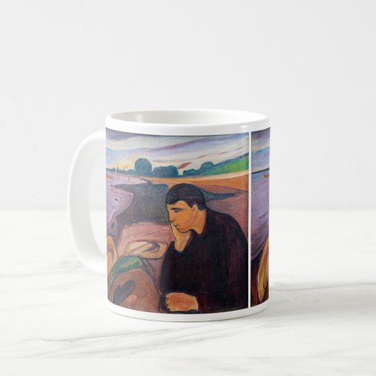 Edvard Munch - Melancholy 1894 Kaffeetasse (Vorderseite Links)