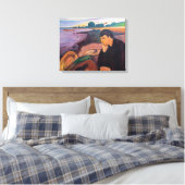 Edvard Munch - Melancholy 1894 Leinwanddruck (Insitu (Schlafzimmer))