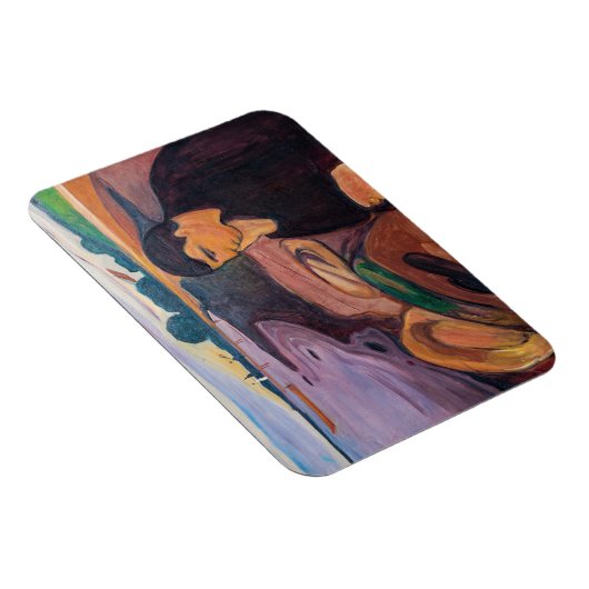 Edvard Munch - Melancholy 1894 Magnet (Rechte Seite)
