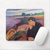 Edvard Munch - Melancholy 1894 Mousepad (Mit Mouse)
