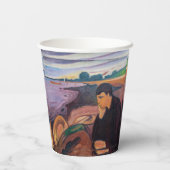 Edvard Munch - Melancholy 1894 Pappbecher (Rückseite)