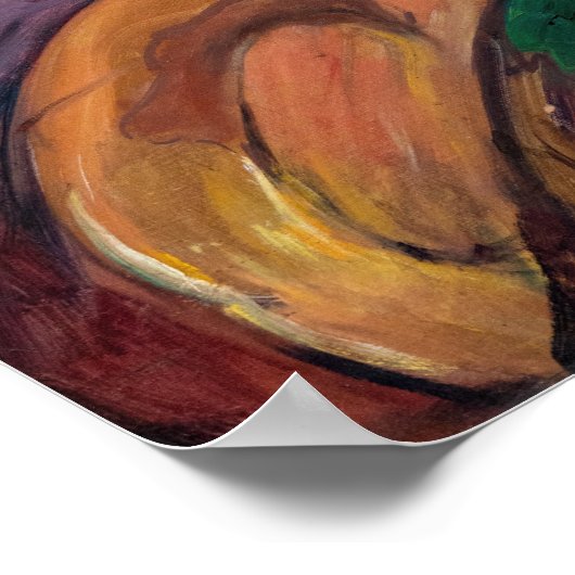 Edvard Munch - Melancholy 1894 Poster (Ecke)