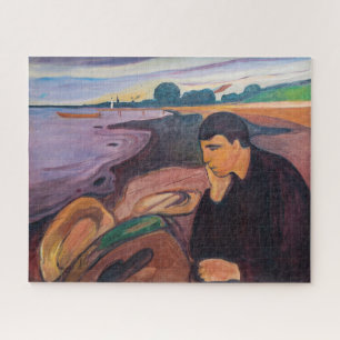 Edvard Munch - Melancholy 1894 Puzzle