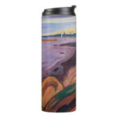 Edvard Munch - Melancholy 1894 Thermosbecher (Nach links gedreht)