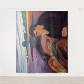 Edvard Munch - Melancholy 1894 Wandteppich (Vorderseite)