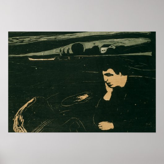 Edvard Munch - Melancholy III Poster (Vorne)