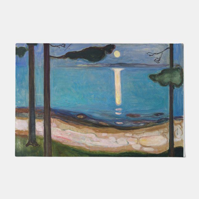 Edvard Munch - Mondlicht Fußmatte (Vorderseite)