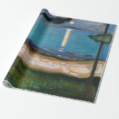Edvard Munch - Mondlicht Geschenkpapier (Ungerollt)